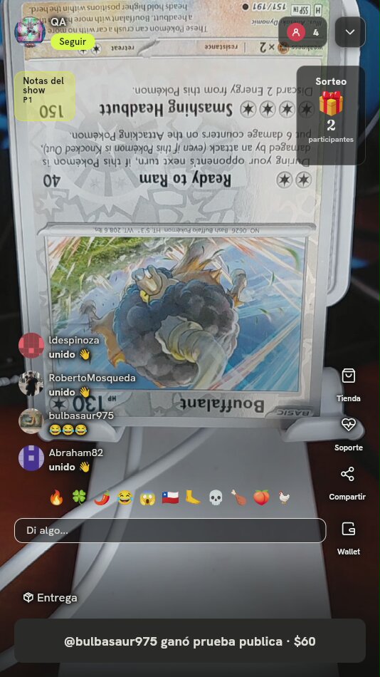 Carta Pokémon Bouffalant Surging Sparks