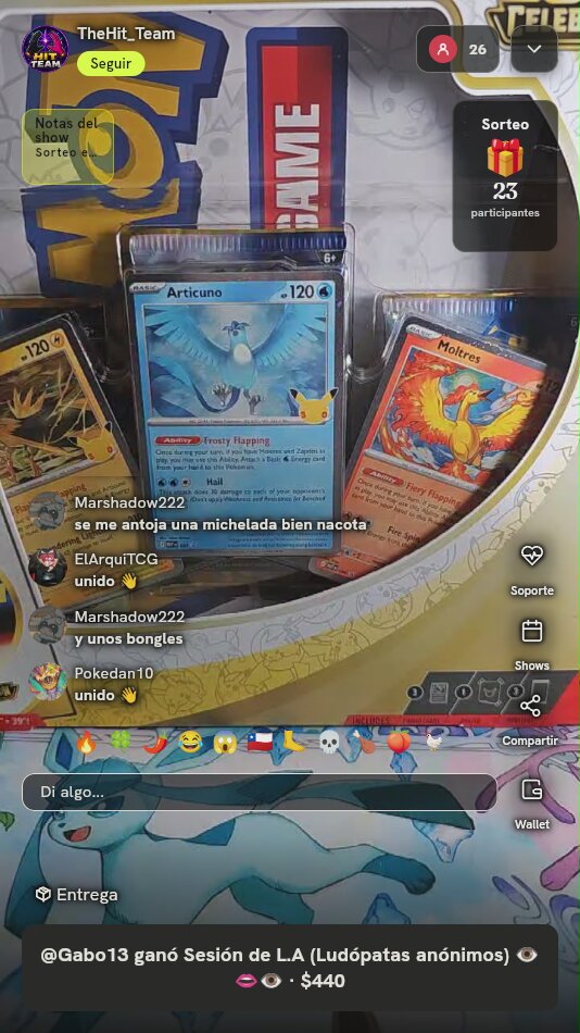 Paquete Pokémon Celebrations Aves Legendarias