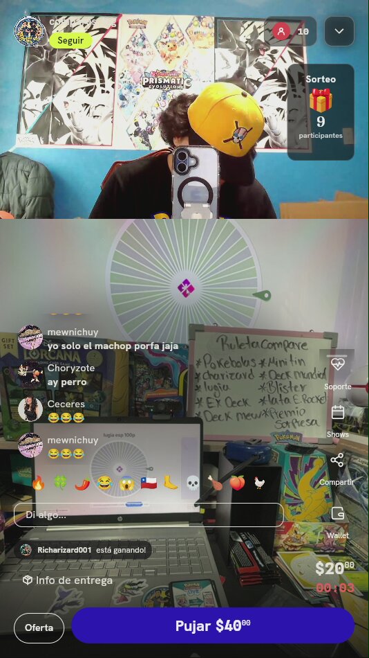 Giro de ruleta misteriosa Pokémon