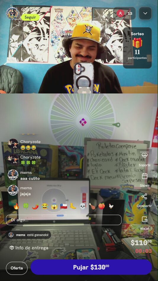 Giro en Ruleta TCG Pokémon