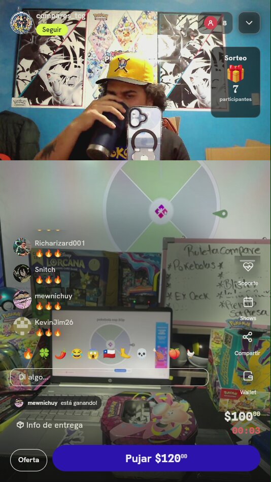Tiro de Ruleta Misteriosa Pokémon