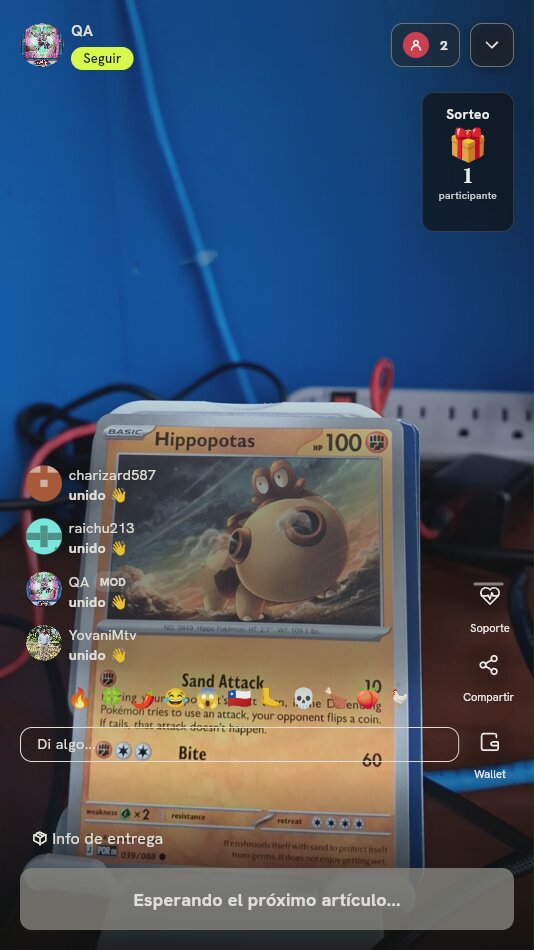 Carta Pokémon Hippopotas 039/088