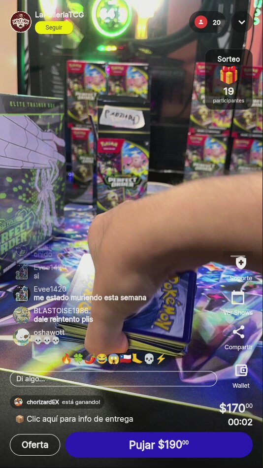 Pokémon TCG Spot Ruleta