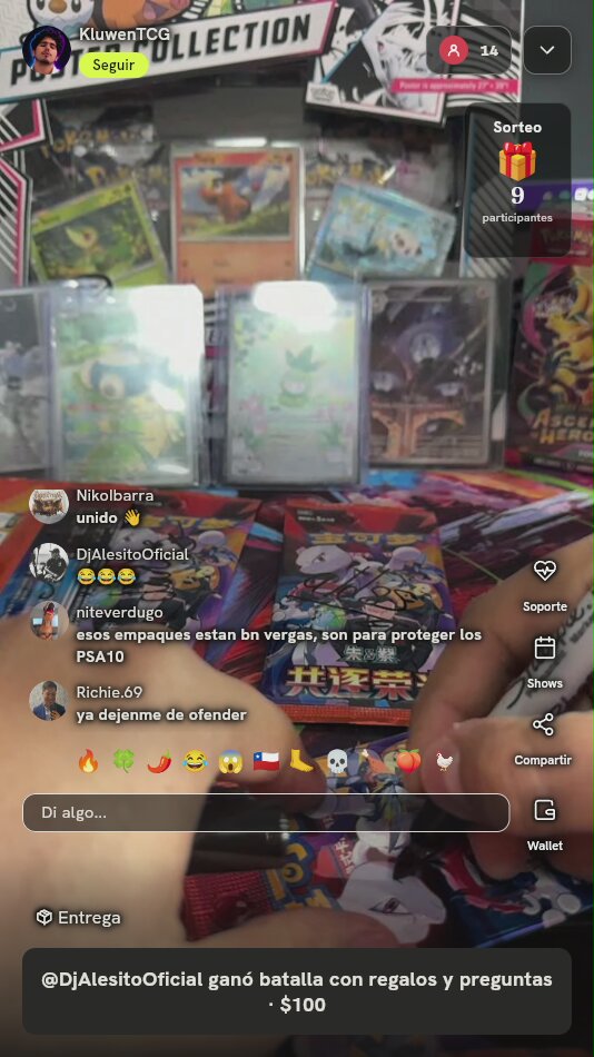 Sobres Pokémon TCG Chino
