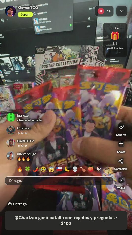 Sobres Pokémon Chasing Glory Together