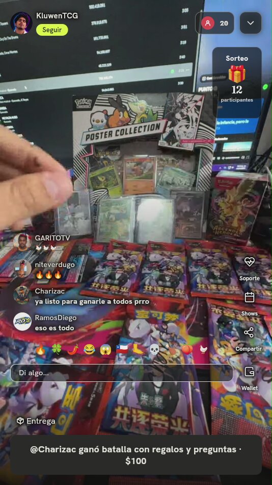 Sobres Pokémon Chasing Glory Together