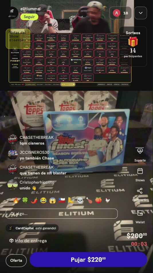 Spot en Break Topps Finest UEFA
