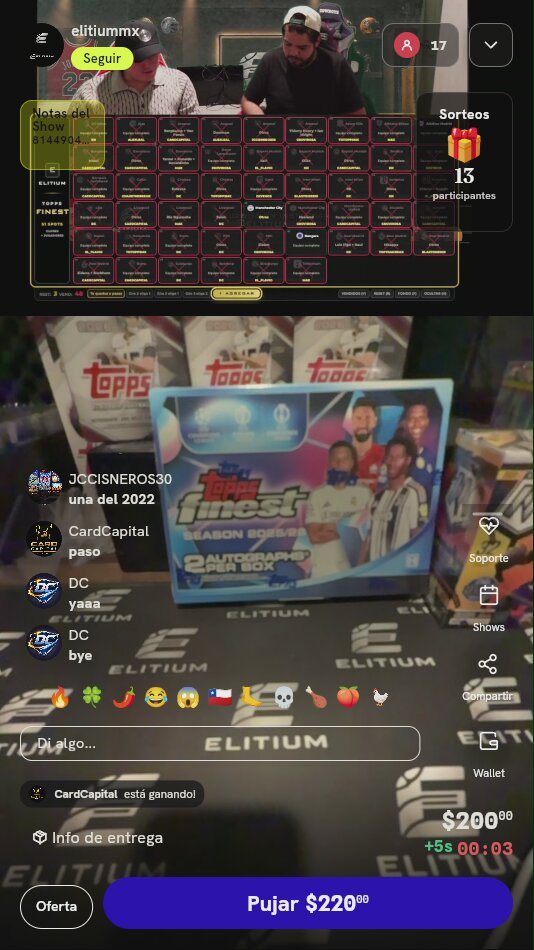 Spot en Break Topps Finest UEFA