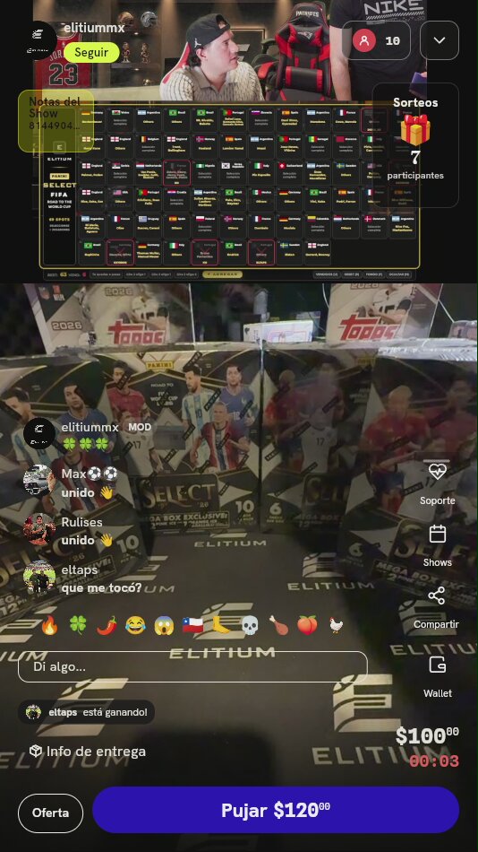 Spot en Break Panini Select FIFA