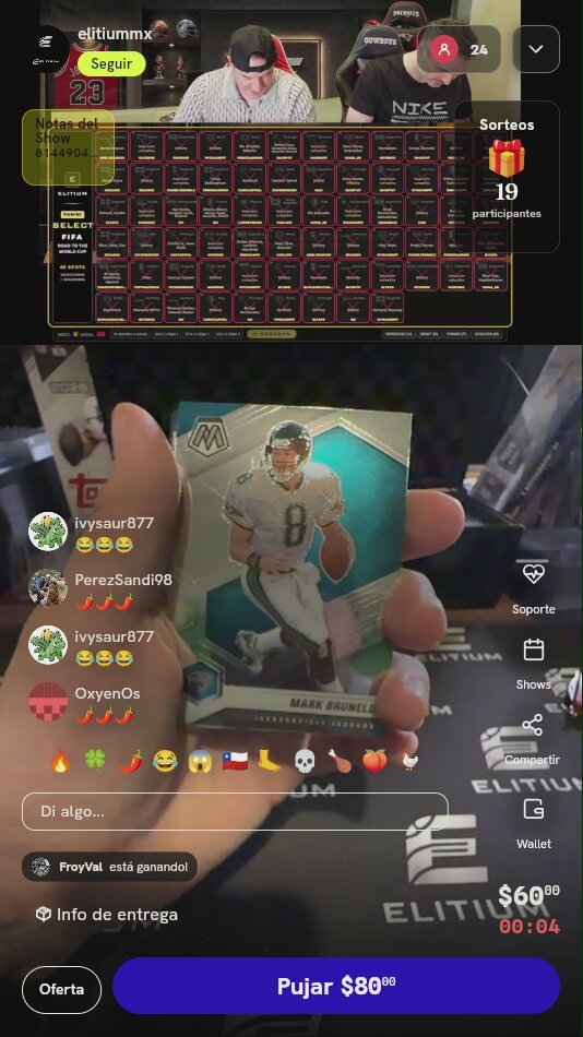 Carta Mark Brunell Panini Mosaic