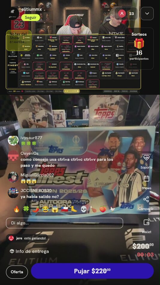 Spot en Break Topps Finest UEFA