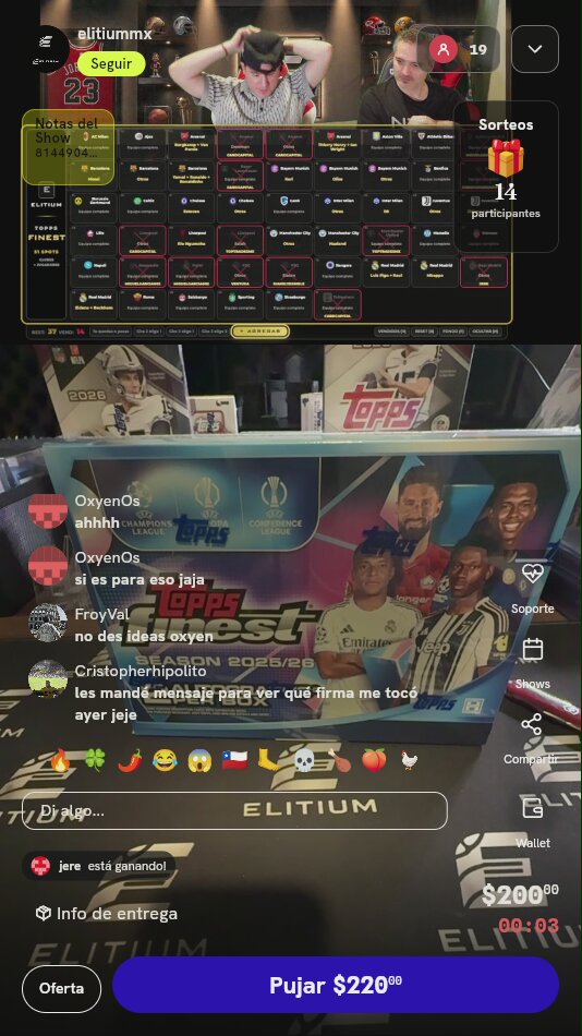 Caja Topps Finest UEFA 2025/26