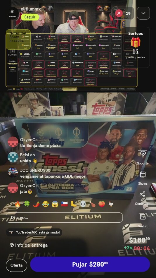 Spot para Break Topps Finest UEFA