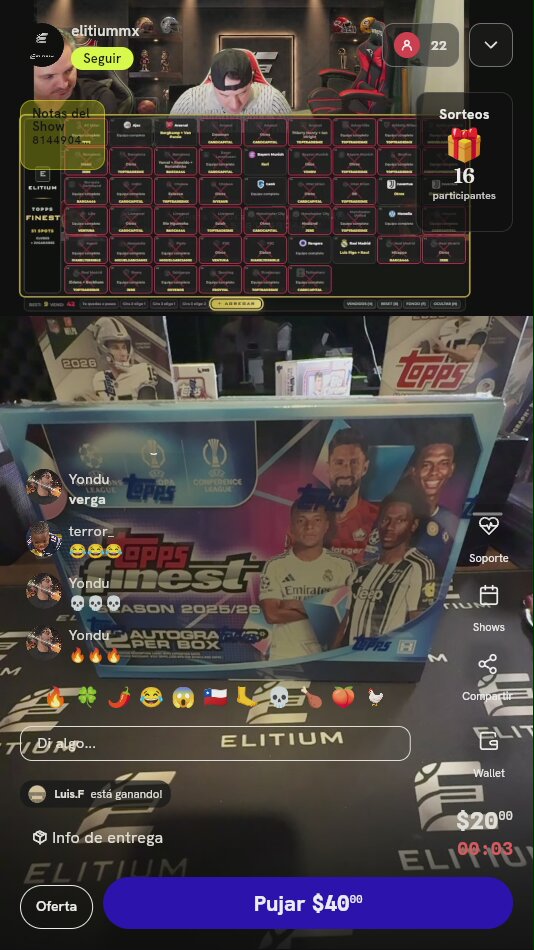 Spot para Break Topps Finest UEFA