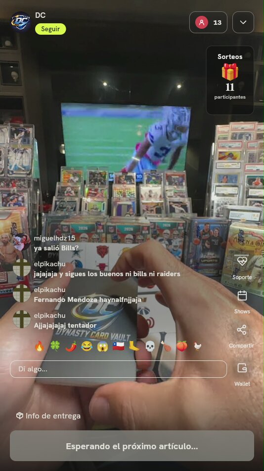 Carta Deportiva Dynasty Card Vault