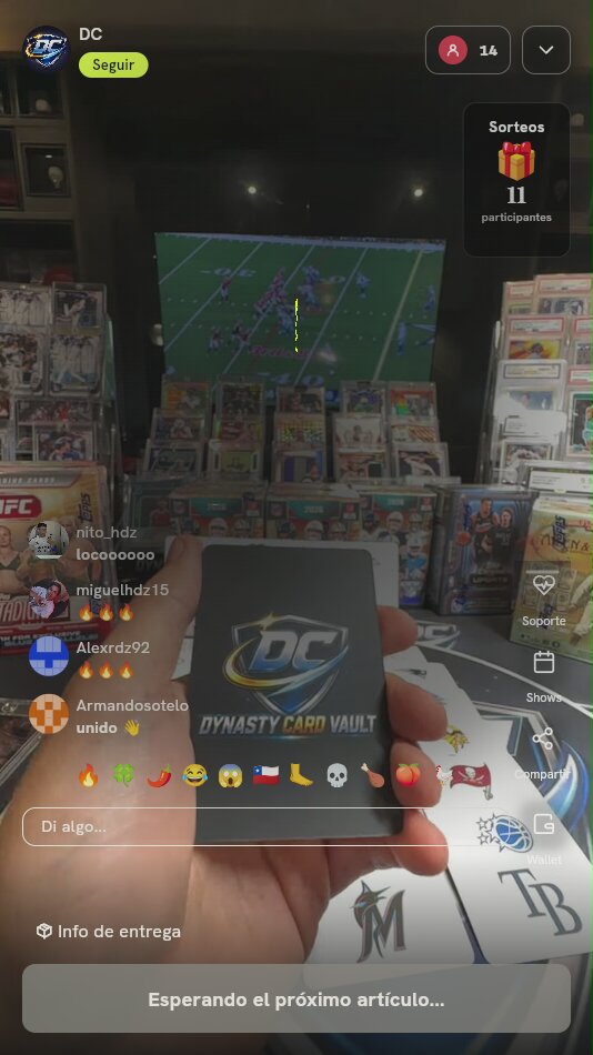 Carta Deportiva Mystery Card