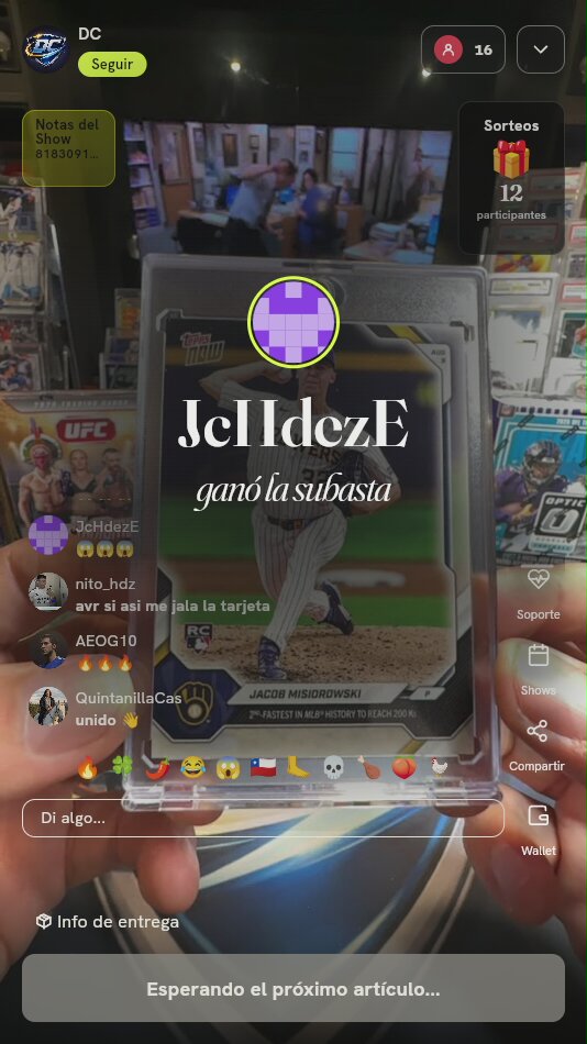 Carta Topps Now Jacob Misiorowski RC
