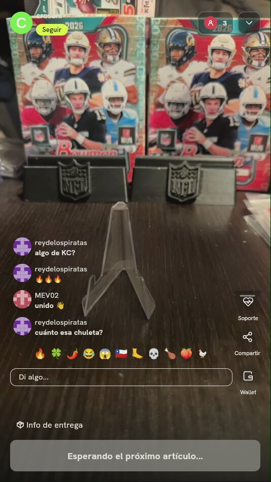 Carta Patrick Mahomes Bowman Chrome Mojo