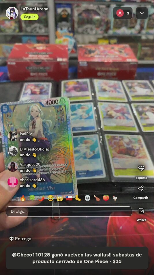 Carta One Piece Nefeltari Vivi OP04-118 Alternate Art