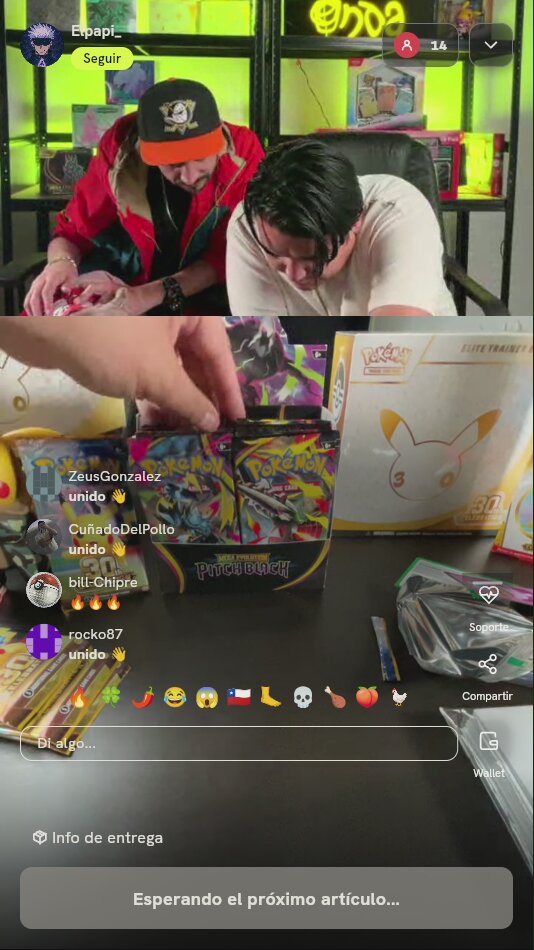 2 Sobres de Pokémon TCG