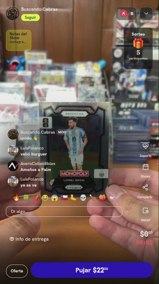 Carta Lionel Messi Panini Prizm Monopoly