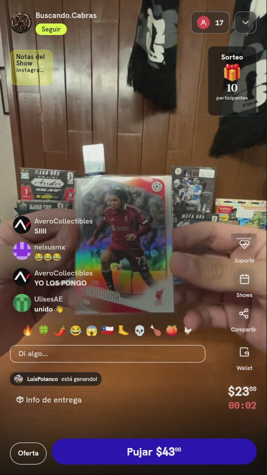 Carta Rookie Rio Ngumoha Liverpool