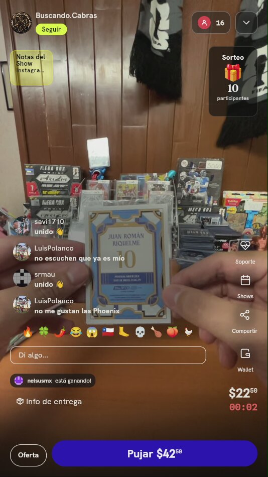 Carta Juan Román Riquelme Topps Fileteado