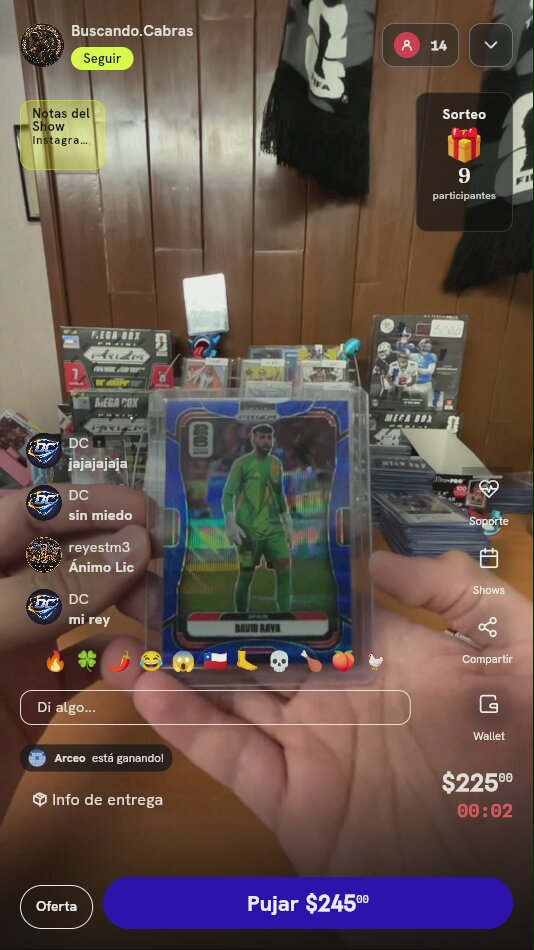 Carta Panini Prizm David Raya /55