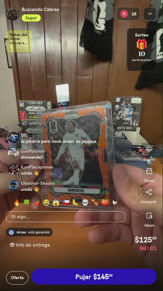 Carta Eberechi Eze Panini Prizm /125