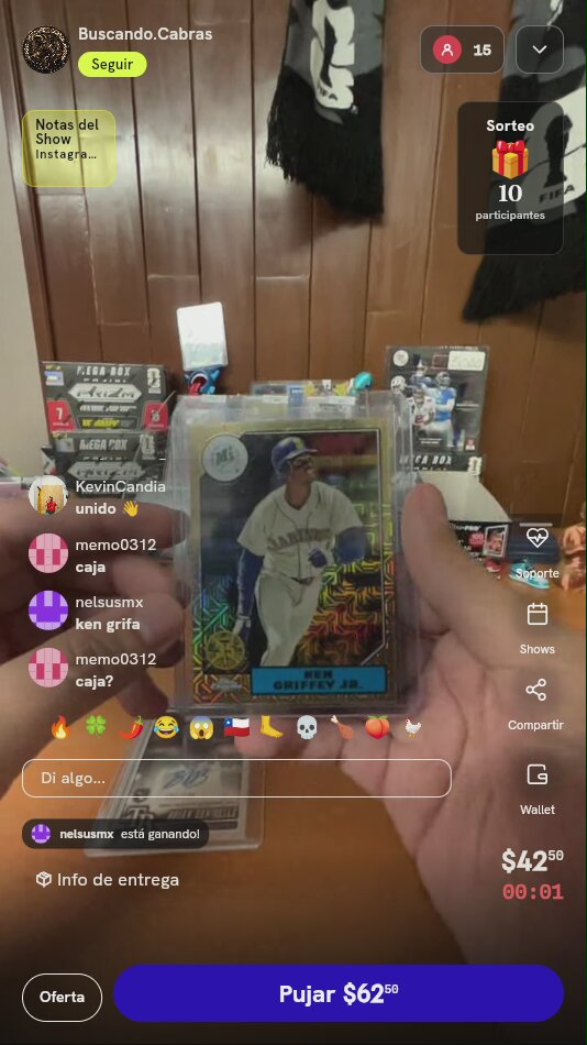 Carta Ken Griffey Jr. Topps Chrome