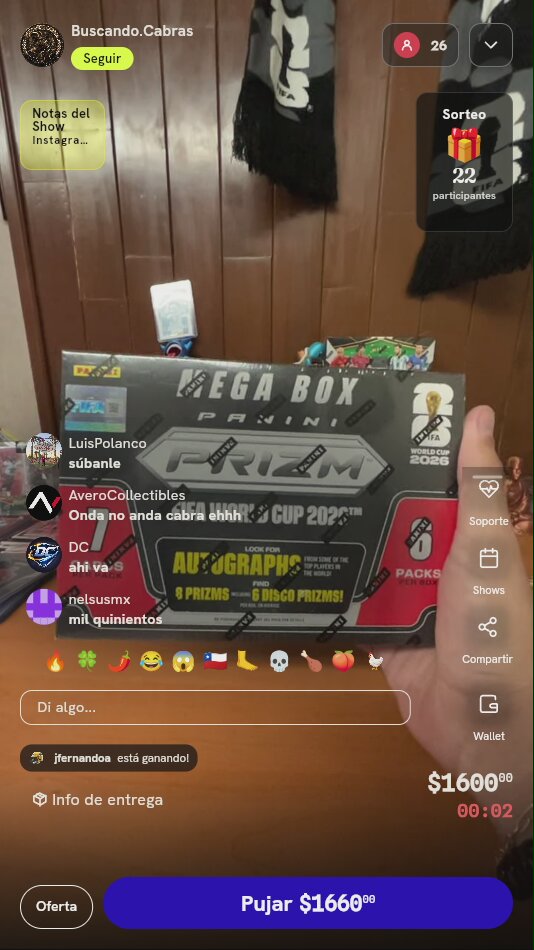 Mega Box Panini Prizm FIFA 2026