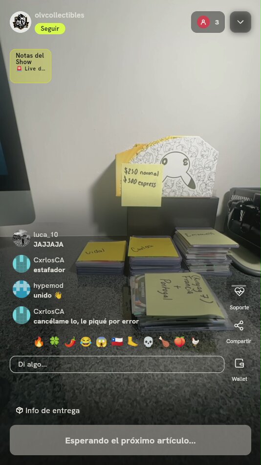 Artículo vendido
