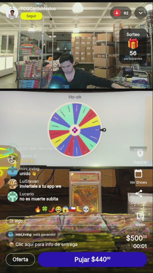 Carta Pokémon Ho-Oh rara