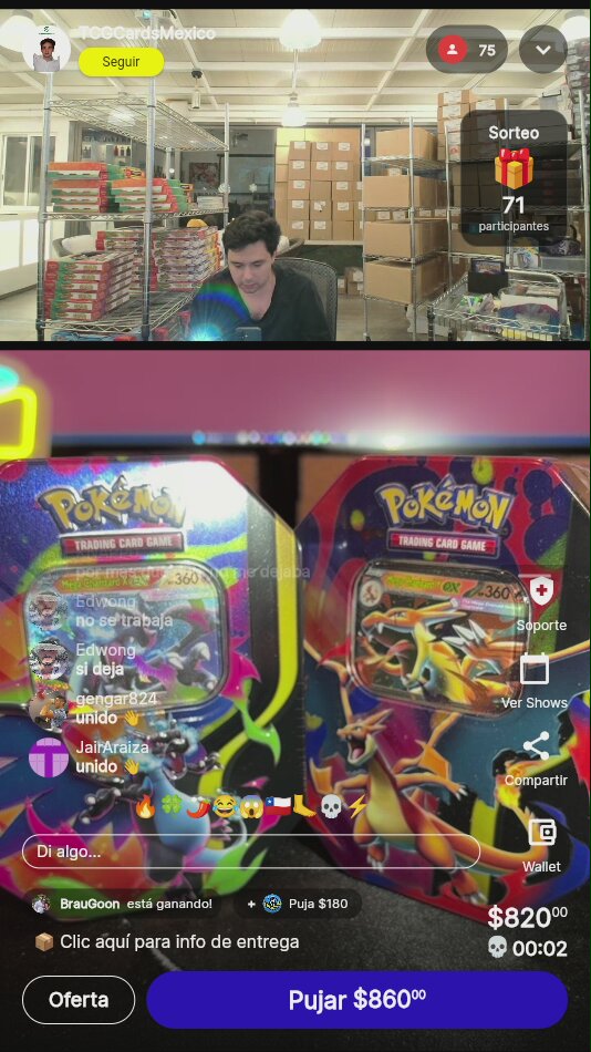 Latas Pokémon EX 360 Charizard/Blastoise