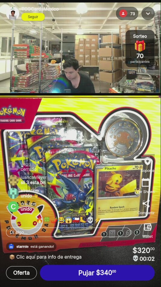 Caja de colección Pokémon TCG