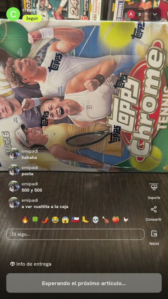 Caja 2026 Topps Chrome Tennis