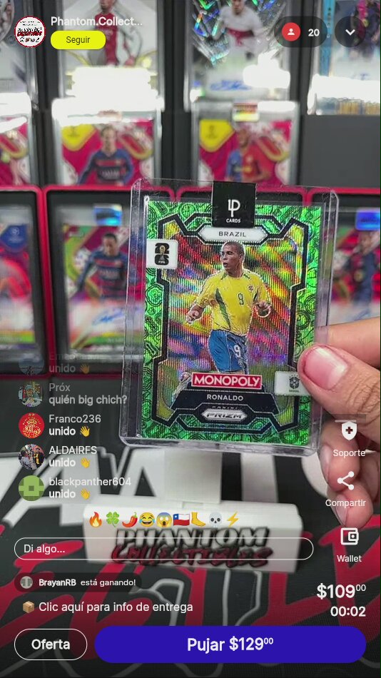 Ronaldo Green Wave Prizm Monopoly