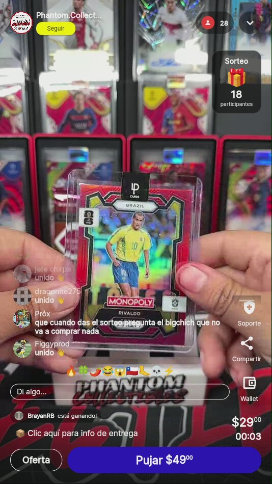 Rivaldo Monopoly Prizm World Cup Card