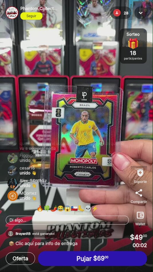 Roberto Carlos Monopoly Prizm 2026