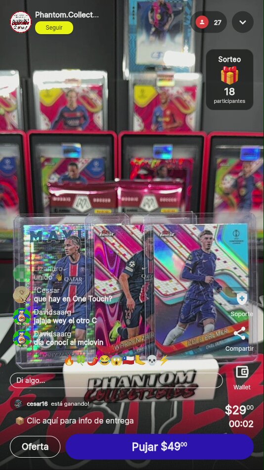 Lote Cartas Fútbol Mayulu, Zaire, Palmer