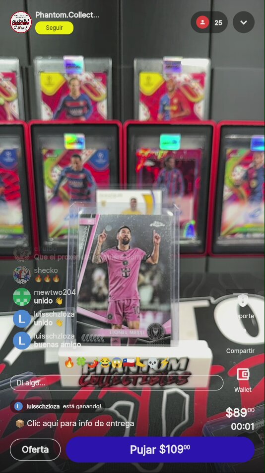 Messi Inter Miami Topps Chrome