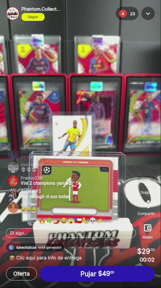 Tarjeta Fútbol Arsenal FC Forward