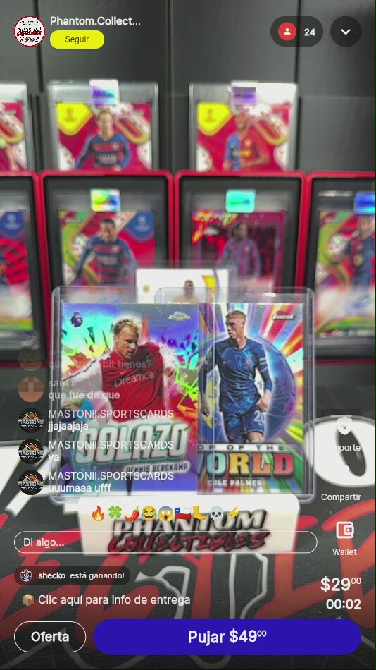 Topps Finest Cole Palmer Bergkamp