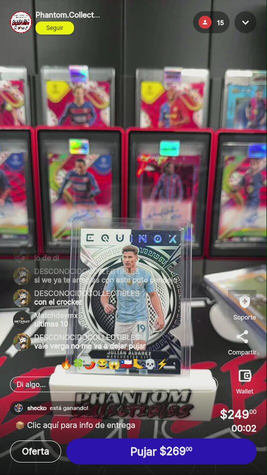 Julián Álvarez Equinox Obsidian card