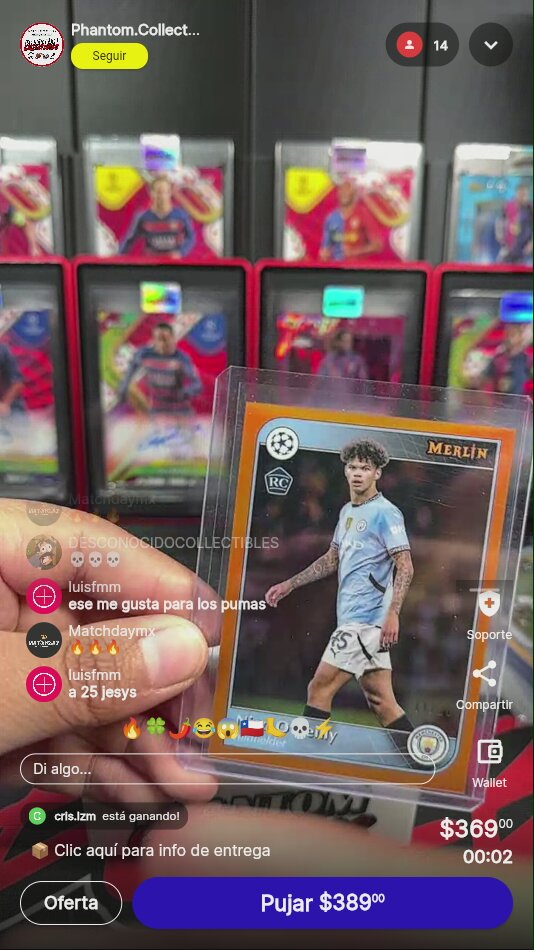 Nico O'Reilly Merlin Rookie 14/25