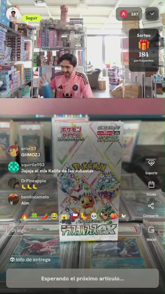 Caja Booster Pokémon Terastal Fest ex