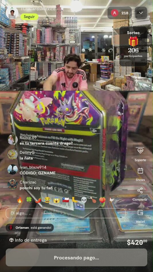 Lata Pokémon Mega Gengar EX