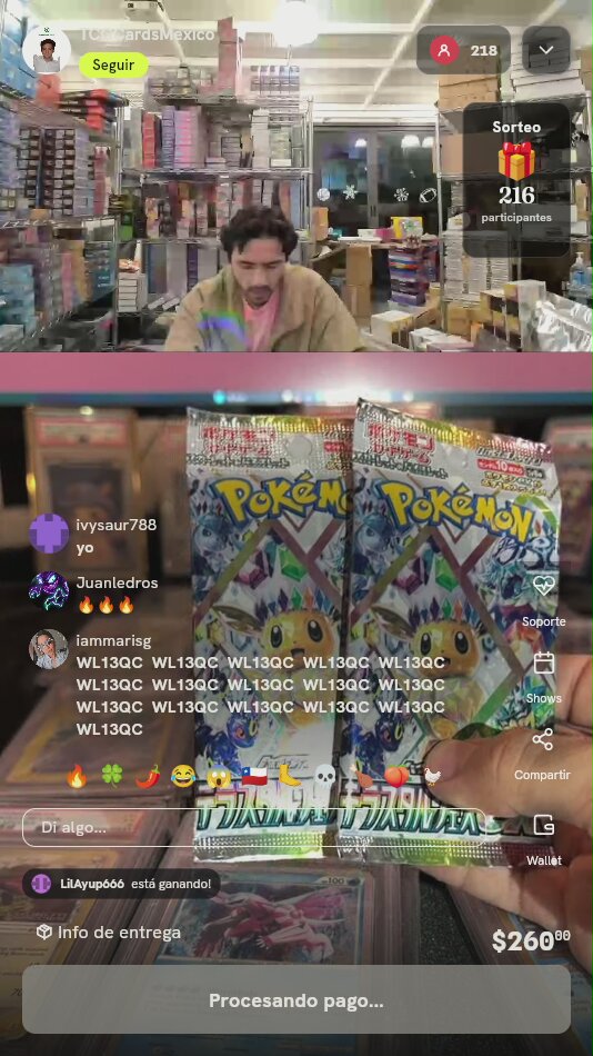 Sobres Pokémon Terastal Fest ex