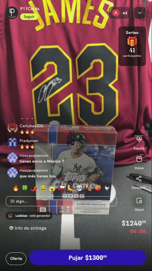 Caja Mega Box Topps Chrome 2026