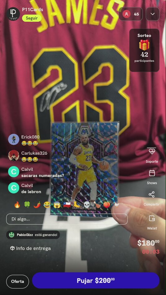 Cartas NBA LeBron James y Michael Jordan